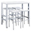 Nimitz - 5 Piece Bar Set - Gloss White