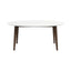 Ada - Oval Dining Table And 4 Side Chairs - White