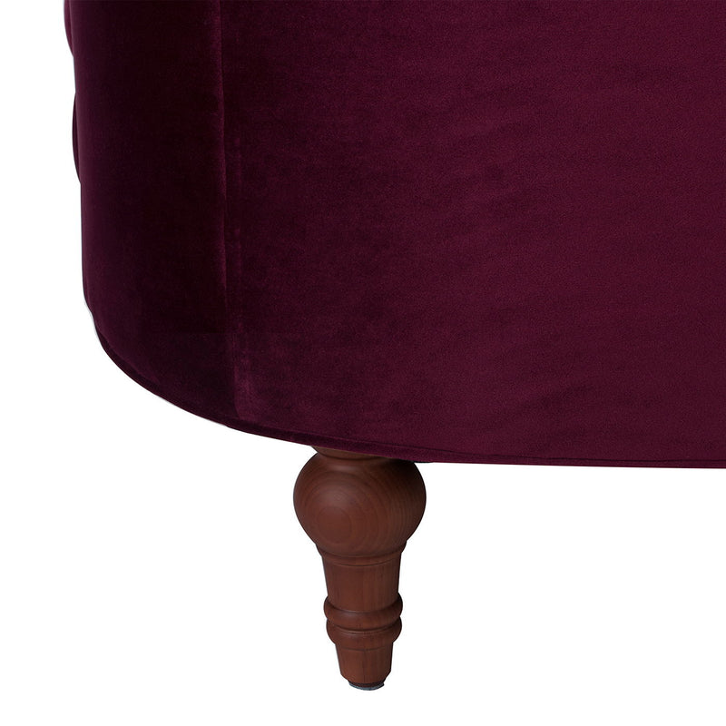 La Rosa - Victorian Tufted Upholstered Accent Chair