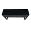 Geometric Carved Console Table With 3 Soft Close Drawers
