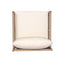 Modern Outdoor Woven Lounge Chair With Solid Wood Frame - Teak