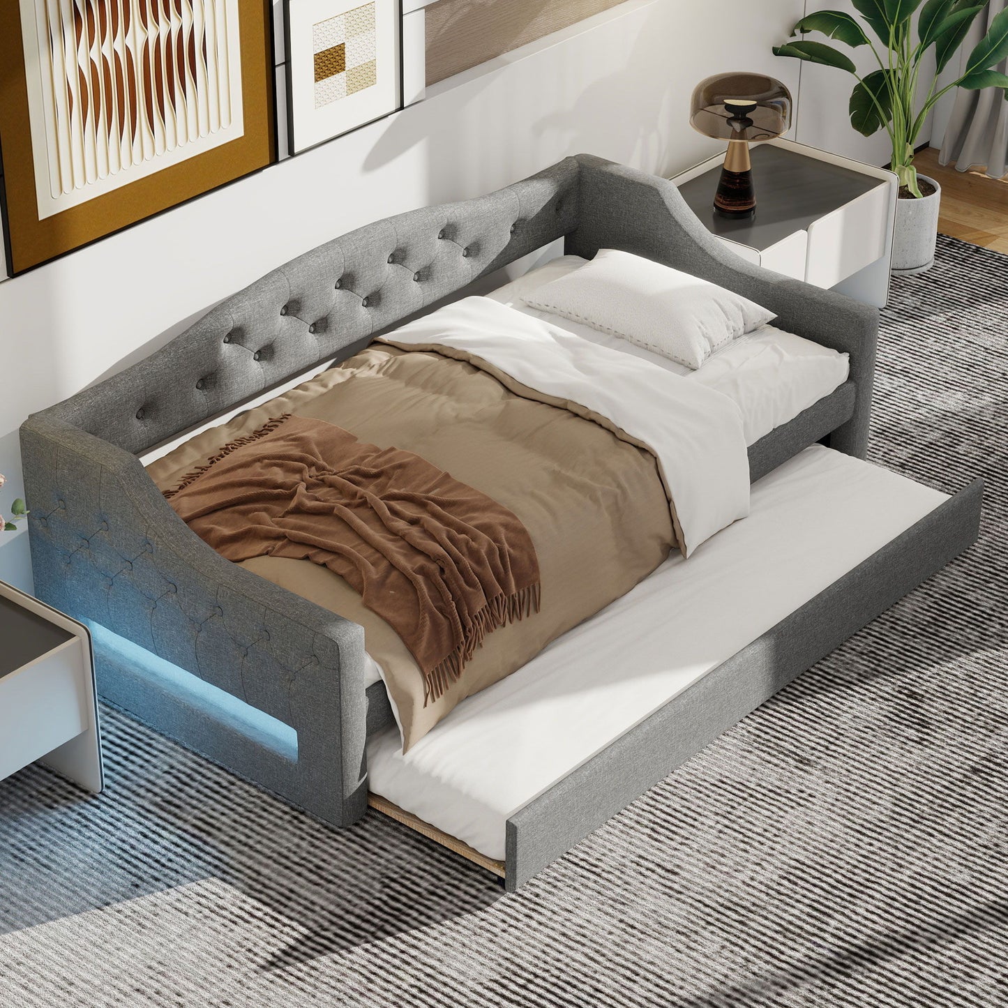 Daybed With LED Belt