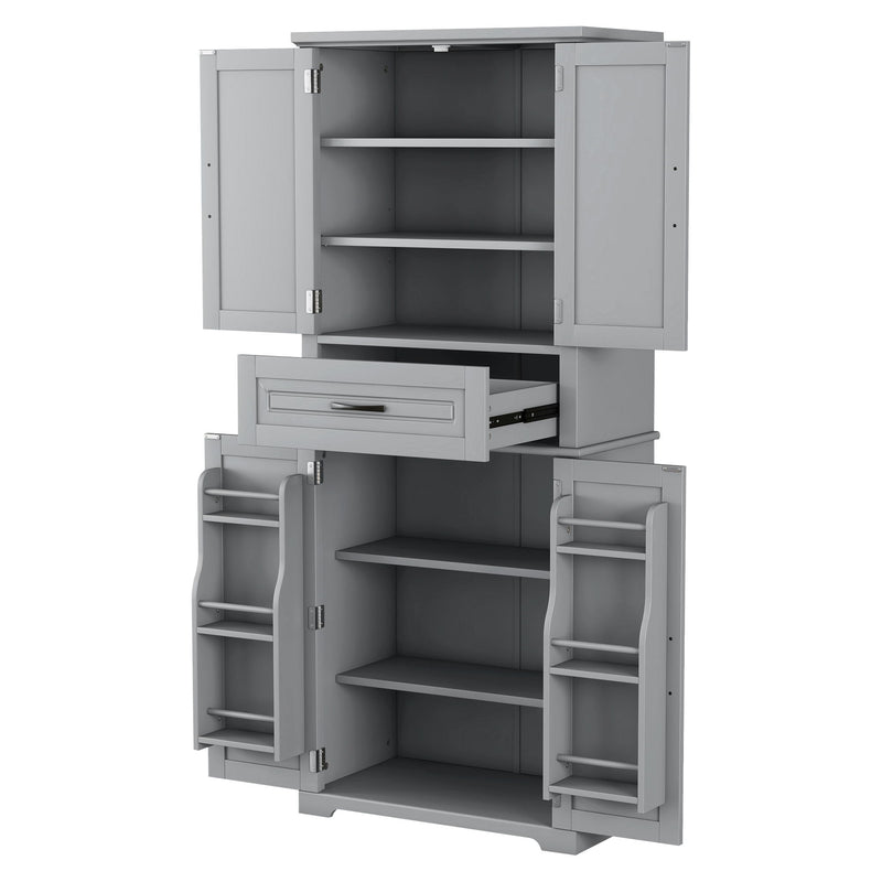 Bathroom Storage Cabinet With Multifunctional Storage Space, Drawer With Slide Rails, Adjustable Shelf