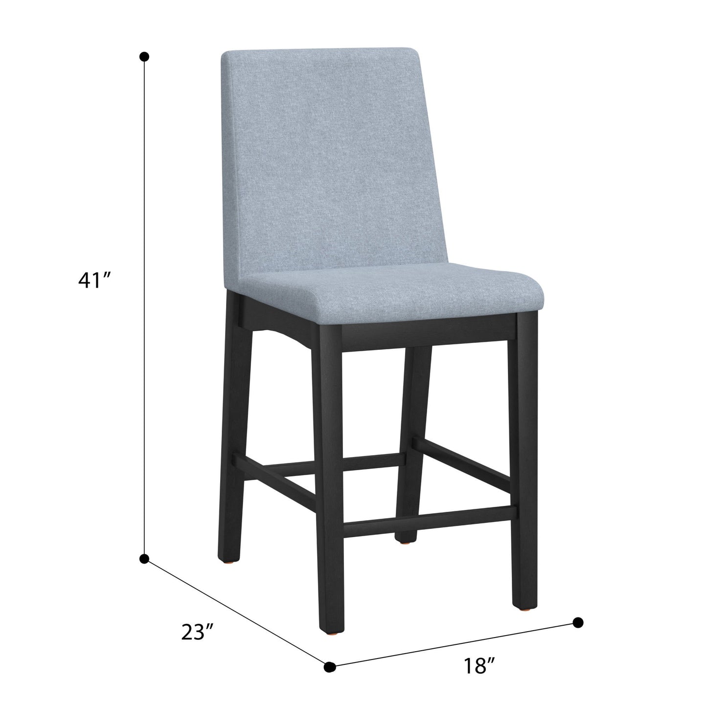 Gathering Height Stool (Set of 2) - Gray