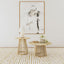 Diana - 2 Piece Round Coffee And End Table Set - Natural