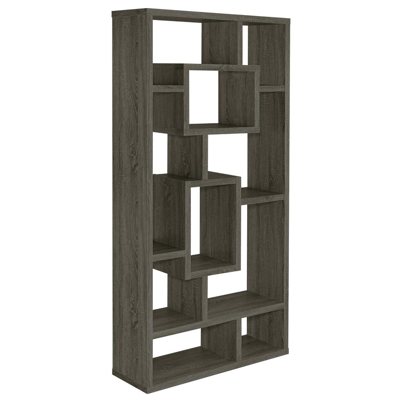 10 Shelf Open Back Bookcase