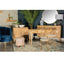 Austin - 3 Door Accent Cabinet With Tapered Legs - Natural
