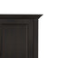 Amherst - 2 Door Storage Cabinet & Adjustable Shelving - Brown