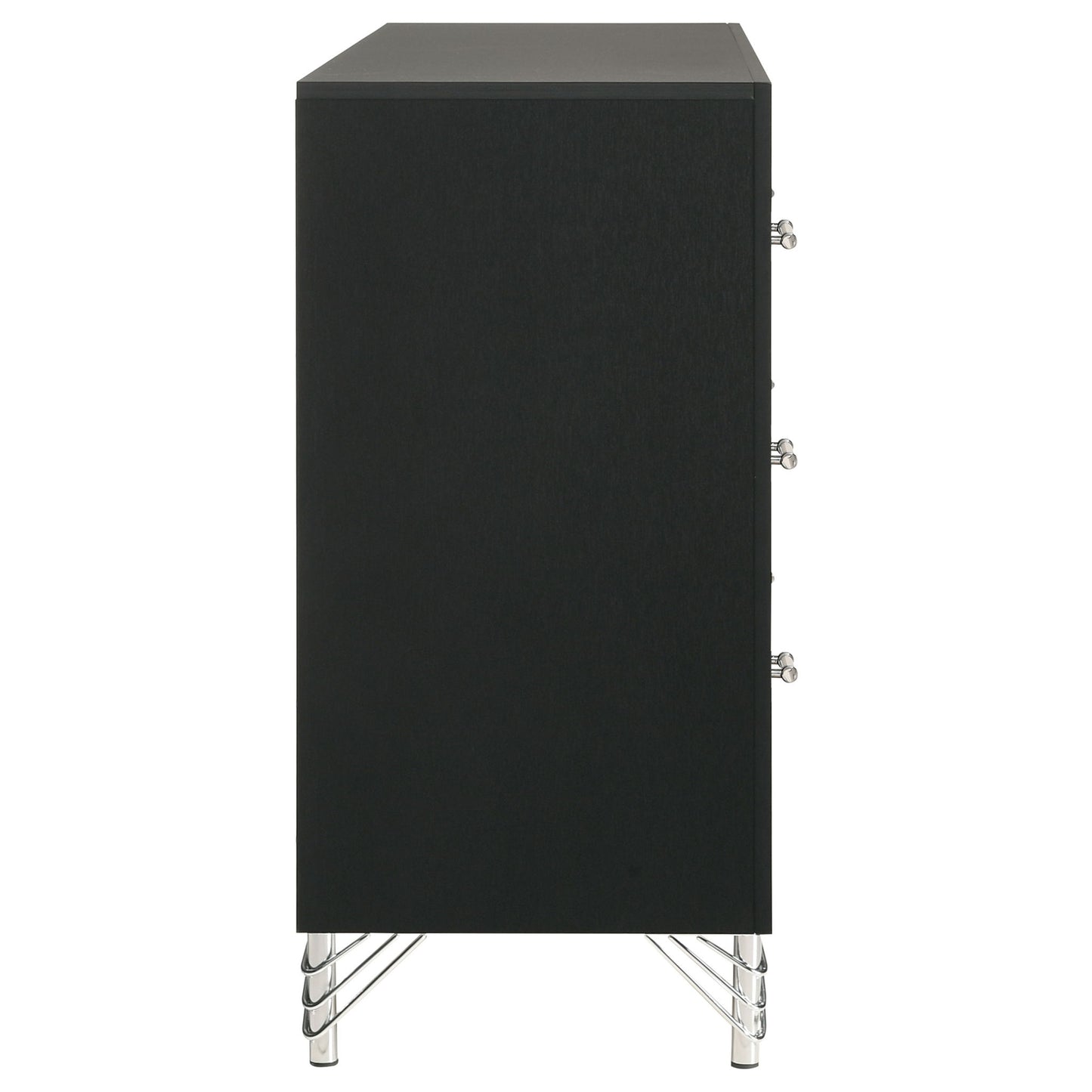 Malcolm - 6 Drawer Dresser Cabinet - Black