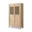 Arden - 2 Door Bookcase Storage Cabinet - Natural