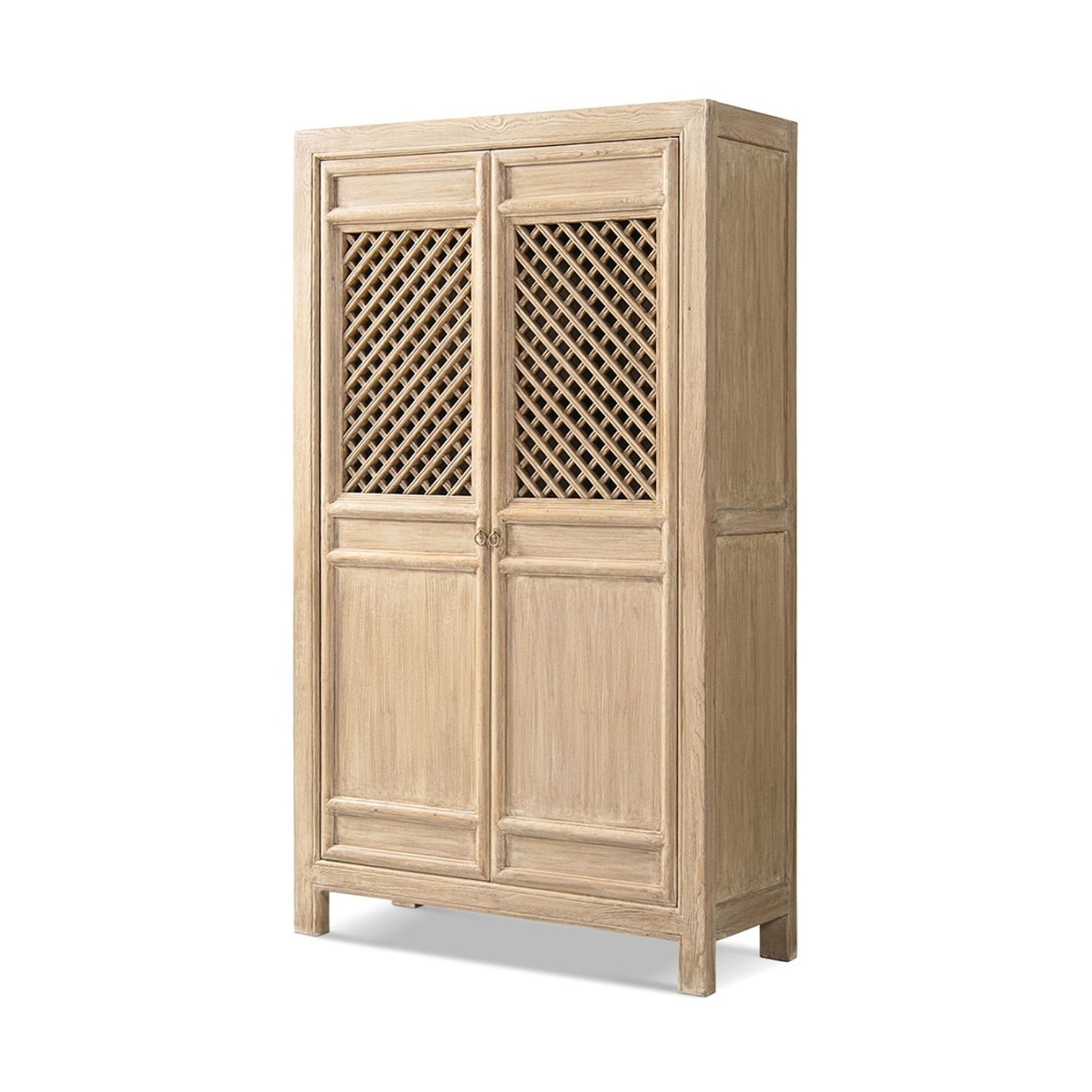 Arden - 2 Door Bookcase Storage Cabinet - Natural