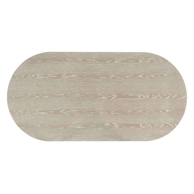 Gwendolyn - Tapa y base de mesa ovaladas - Beige