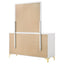 James - 6 Drawer Dresser With Mirror - White