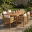 Outdoor Dining Set With Table And Rope Chairs