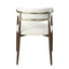 Clayten - Arm Chair (Set of 2) - Brown Oak / Off White