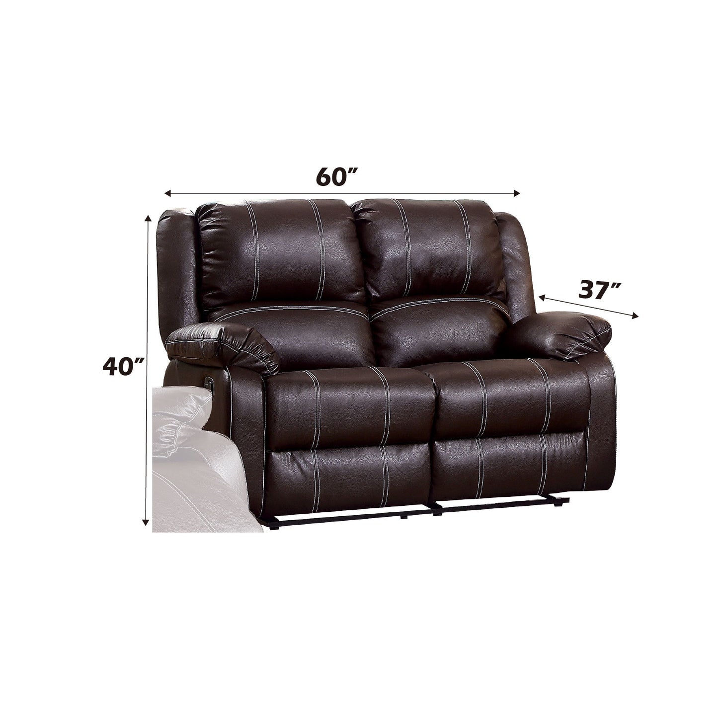 Zuriel - Recliner Loveseat