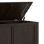 Connaught - Large Storage Bench Trunk - Dark Brown