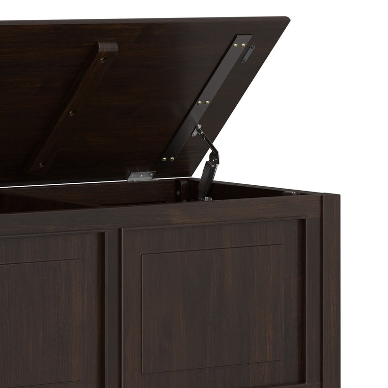 Connaught - Large Storage Bench Trunk - Dark Brown