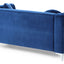 Glam Styled Micro Suede Loveseat