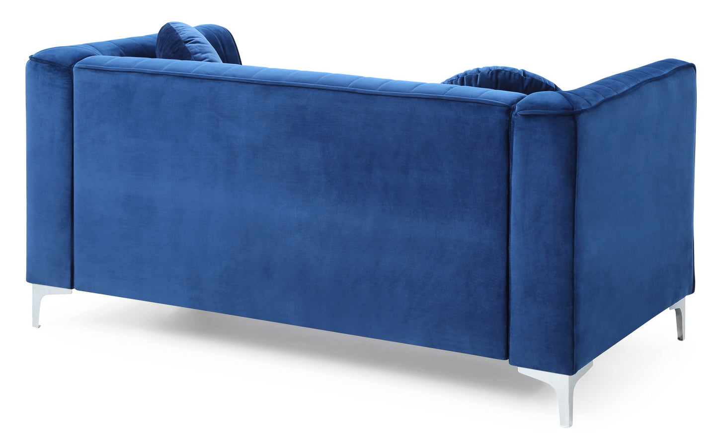 Glam Styled Micro Suede Loveseat