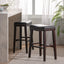 Elegant Saddle Stool With Curved Seat Comfort - Brown