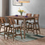 Oscar - Counter Table Set - Walnut