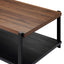 Linea - 3 Piece Occasional Set (1 Coffee & 2 End Tables) - Black / Brown