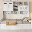 Daybed With All-In-One Cabinet And Shelf