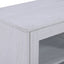 Summit - TV Stand Console With Fireplace - White Walnut Finish