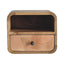 Curved Upper Slot Floating Nightstand