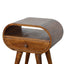 Circular Open Bedside Nightstand