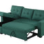Upholstered Pull Out Sectional Sofa With Chaise