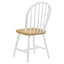 Greer - 5 Piece Dining Set With Drop Down Leaf Table And Curved Back Chairs - White