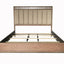 Elegant Design Upholstered And Strap Panel Bed