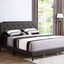 Button Tufted Bed Charming For Cozy Spaces