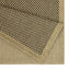Earth - 5'3" X 7'3" Indoor, Outdoor Area Rug, Polypropylene - Jute / Black