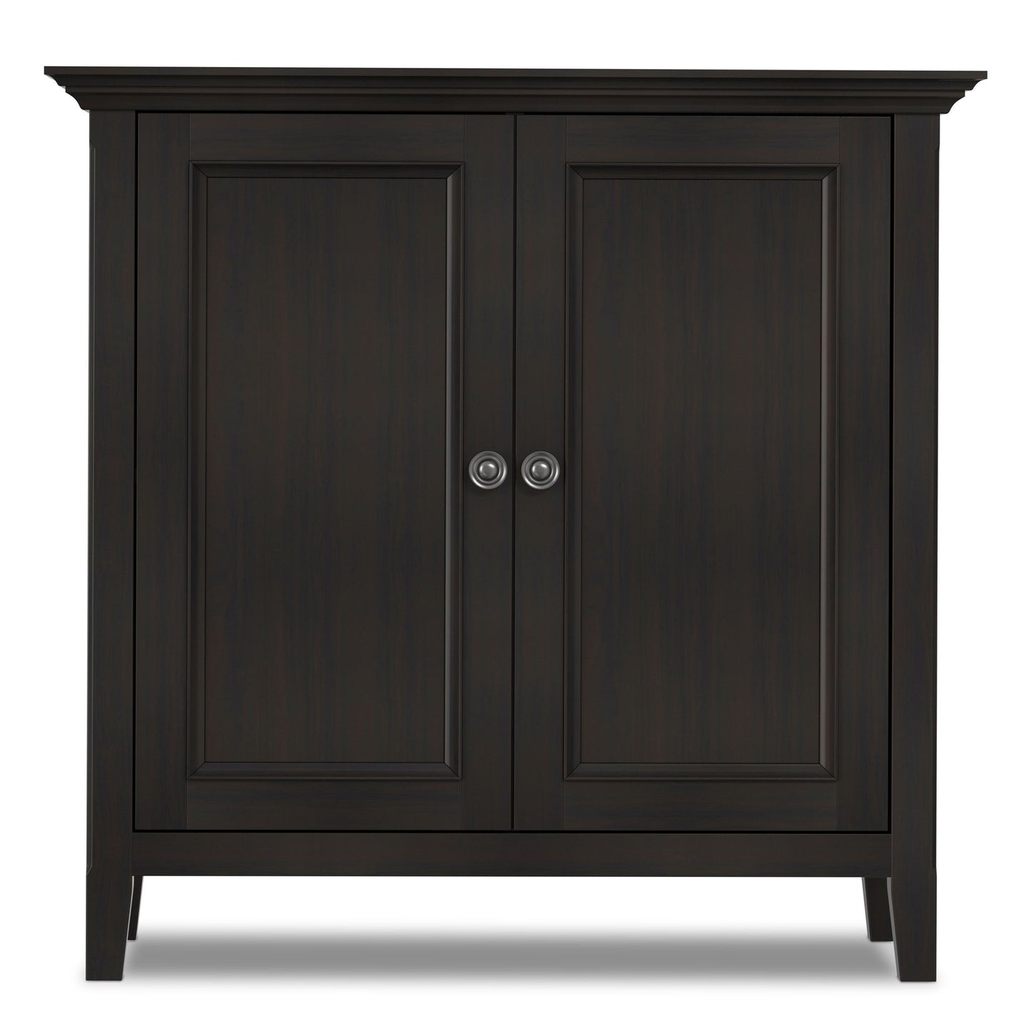 Amherst - 2 Door Storage Cabinet & Adjustable Shelving - Brown