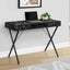 Computer Desk, Home Office, Laptop, Left, Right Set-Up, Storage Drawers, Work, Marble Look Laminate, Contemporary, Modern - Black