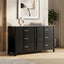 Opel - 6 Drawer Dresser - Black