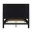 Panel Bed Frame With Unique Headboard And Included Slats
