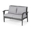 Honolulu - Loveseat - Gray / Silver