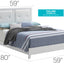 Padded Headboard Bed