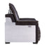 Misezon - Top Grain Leather Power Motion Recliner - Dark Brown