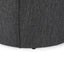 Contemporary Ottoman With Tonal Piping And Button Tuft Design