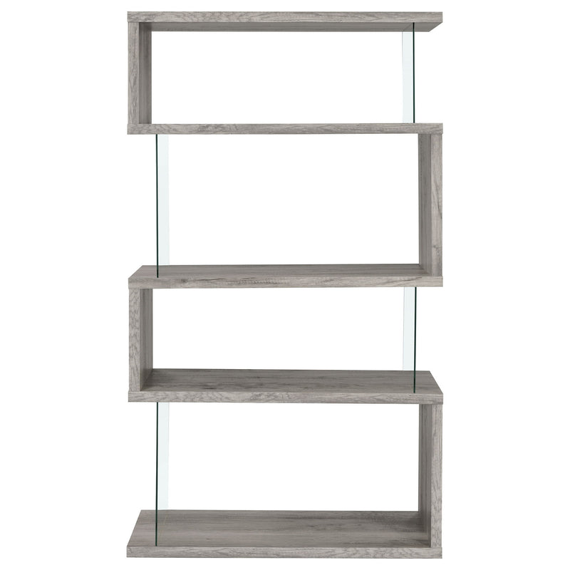 Elias - 4 Shelf Bookshelf With Zigzag Design