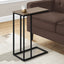 Accent Table, C - Shaped, Space-Saving Functionality