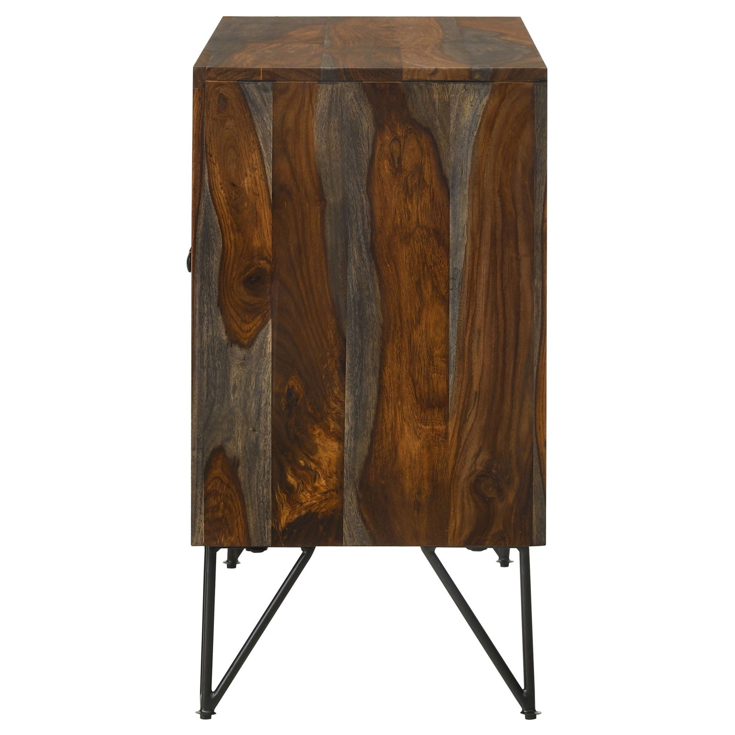 Komomo - 1 Adjustable Shelf Accent Cabinet - Gray