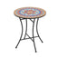 Lambert - Outdoor Chat Set - Black / Red