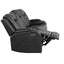 Benz - LED & Power Recliner With Adjustable Headrests And Ambient LED Lighting