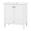 Freestanding Vanity With 1 Drawer & 2 Soft Close Doors With Door Mounted Storage